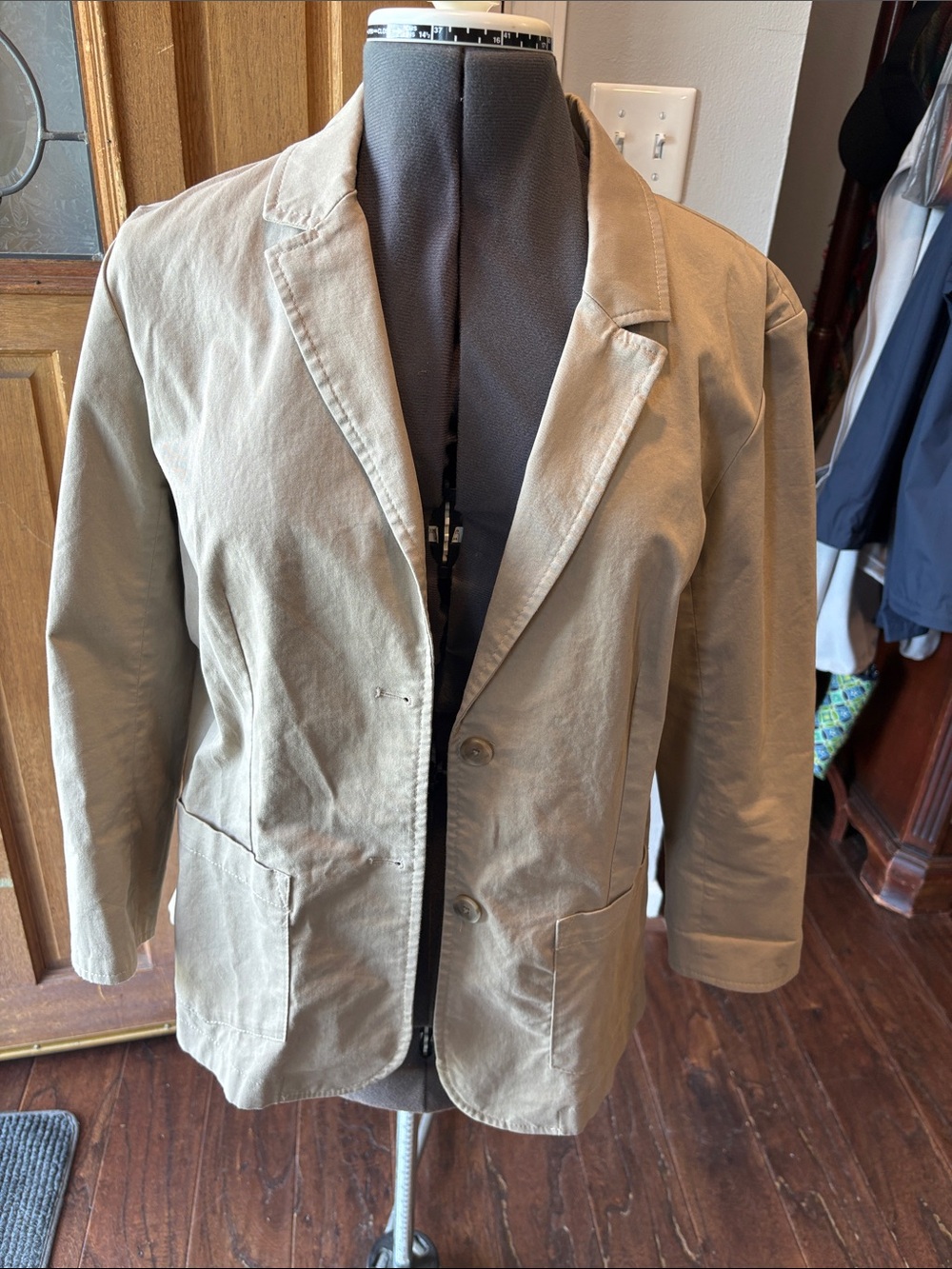 Eddie Bauer Khaki/Tan Jacket with Green Label